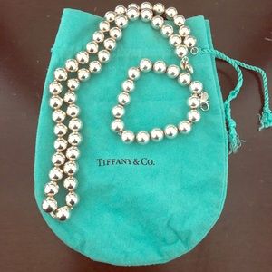 Tiffany & Co ball necklace and bracelet